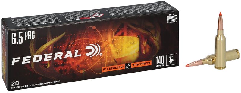 Fusion Tipped Rifle, 6.5 PRC, 140 Grain, Fusion Tipped, 2975 fps